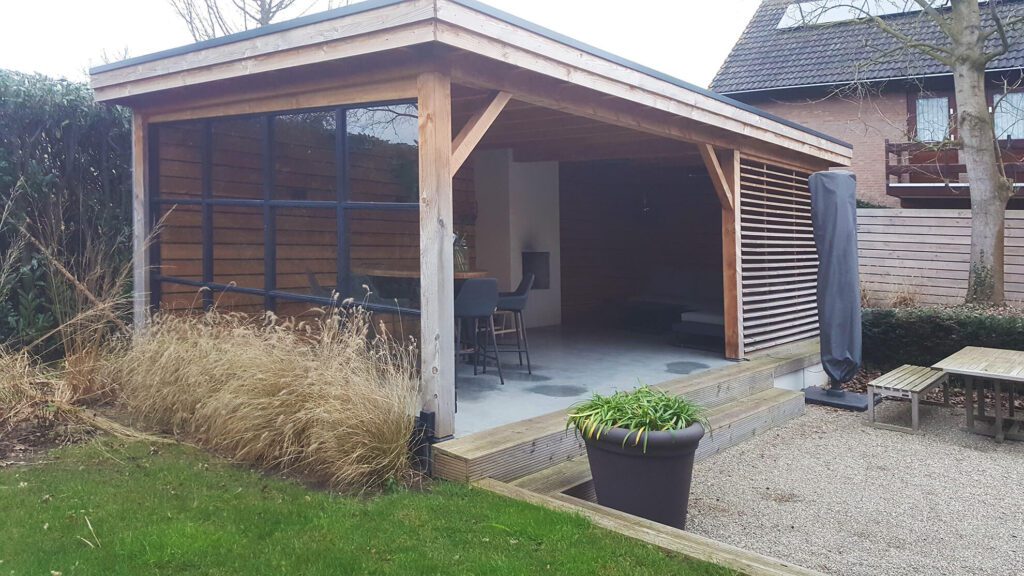 Tuinhuis overkapping